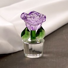 晨曦香氛 水晶花卉裝飾 CF-03, 紫色