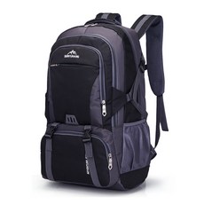 등산 트레킹 백팩 60L, 블랙