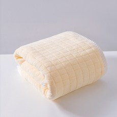 뽀르픽 파스텔 대형 비치타월 150 x 80cm, 옐로우, 1개