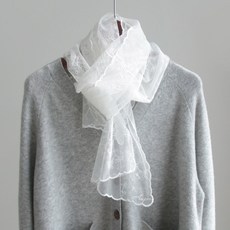 Vavisoo 奧莉維亞長版蕾絲圍巾