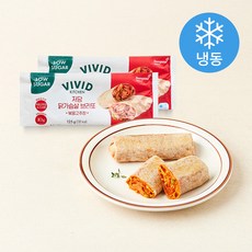 비비드키친 저당 닭가슴살 브리또 볶음고추장 (냉동), 125g, 2개, 1개입