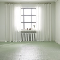 롤베이비 하우스 NON-PVC 착한 유아퍼즐매트, 딥그린, 2개