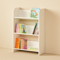 예다움 아동용 오픈 책장, 화이트, 3단