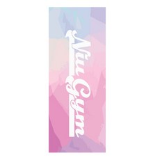 Sonio 字母圖案涼感運動毛巾 30 x 100 cm, 1個, 01 粉色情調