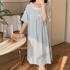 소니오 레이스 임부 원피스 잠옷