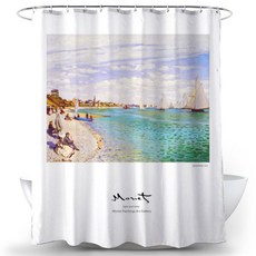 彩繪藝術浴簾 TYPE 10 120 x 180 cm, 1個