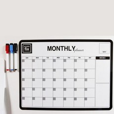 冰箱吸磁月記事表, 混色