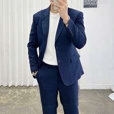 아도르클래식 남성용 포스 봄 가을 겨울 캐주얼 결혼식 빅사이즈 정장세트