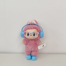 Chilshi Labubu 娃娃 耳機 + 眼鏡 + 鞋子套組, 1套, 藍色