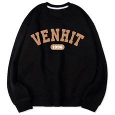 VENHIT 基本寬鬆柔軟刷毛大學T