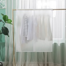 服飾衣架防塵套 半透明, 2個, 1入