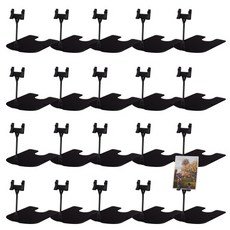 Elmo造型便條夾 20入, 黑色