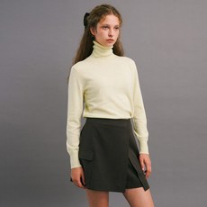 OLIVE DES OLIVE 女款外口袋裹身短褲