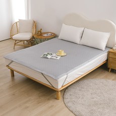 JINDACHI 金大器 冰分子極涼舒眠單人3尺雪派墊, 人字形灰