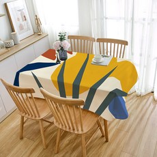 Pairing 北歐風莫蘭迪色亞麻桌布, ZB309, 4人座(140 x 180 cm)