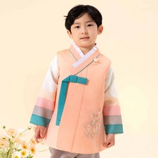 Agamongju 男童 Agapopo 韓服套裝