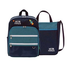 Victoria&Friends 小學生書包 + 輔助袋 2件組 Witty Light