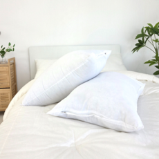 달숨 높낮이 베개솜, 화이트, 2개