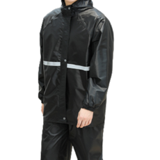 Edenstol 雨衣上下安排兜帽型黑色, 1個