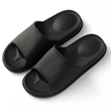 Market A 鮮豔色彩柔軟拖鞋 黑色 41, 1個