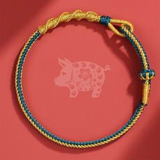 Buddhabest 避邪防三災 幸運12生肖可調長度編織手鍊