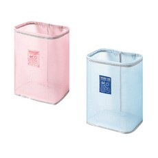 Dadaso洗衣籃掛式洗衣籃 2種組, 粉色, 藍色, 1套