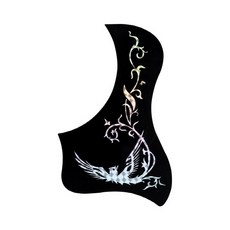 Oready吉他撥片護板 銀色 鳥3, 1個