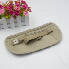 Diff 運動腰包 貼合型跑步腰帶 防水輕量戶外臀包, 卡其色, 1個