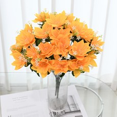 도시정원 조화 성묘꽃 으아리부쉬, 옐로우, 2개