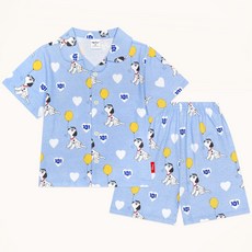 몰리멜리프렌즈 디즈니 아동용 통기성 101 달마시안 버블버블 파자마 상하의 세트