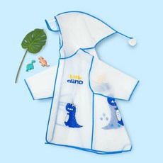 woojooi 半透明線條雨衣