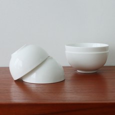 LOKO LIVING 簡約骨瓷飯碗湯碗組, 白色, 飯碗 2p + 湯碗 2p