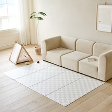 Woolly 寵物防滑地墊, 棋盤格, 1個