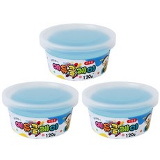 Edu-Clay 單色 3入, 淡天藍色, 120g