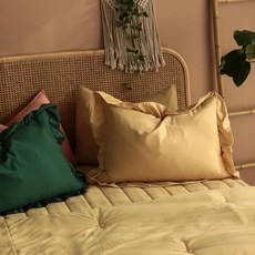 Hello Sleep Grooming 奈米纖維荷葉邊枕頭套