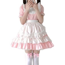 Ttutu Market DSK粉色貓咪連身裙+及膝襪套裝