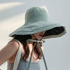 Better Buys 女士雙色遮陽防曬寬簷帽