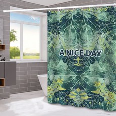 Market A 仙人掌北歐浴簾 TYPE14 165 x 180 cm, 1個