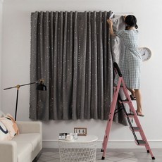 沖孔圖案魔鬼氈遮光窗簾, TYPE 6