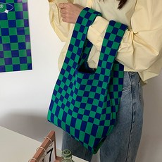 CCREANG 棋盤格紋針織環保袋 2068