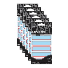 Petit 保護索引貼 20-F223R, 紅色, 6個