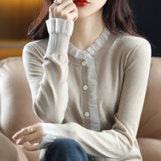 女款 711 蝴蝶結細節開襟衫 HX 1836