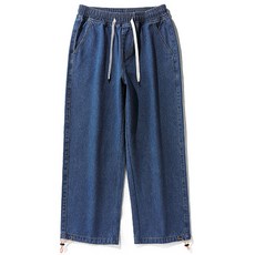 스타빈 남성용 데님 와이드 조거팬츠