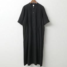 BONBONSTORY 細褶襯衫孕婦連身裙