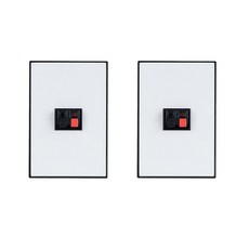 TILINS 喇叭插孔 1孔插座 黑白色, 2個