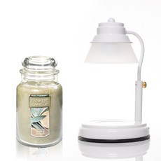 YANKee CANDLe 大尺寸 623g + 計時器蠟燭暖燈組, 1套, 鼠尾草與柑橘