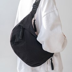 GOOSPERY 日常可頌斜揹包, 黑色