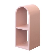 歐式拱形置物架 莫蘭迪色 2層置物架 粉色 B_RD_1334, 1個