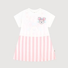 milkmile 女童透氣迪士尼寶寶米妮軟綿綿連身裙套裝