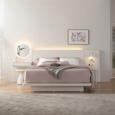 리바트 에스테틱 침대 확장 패널 화장대형 방문설치, 시 트렌치 소프트 샌드(아이보리)